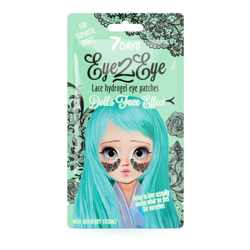 7DAYS EYE-2-EYE Lace Hydrogel Eye Patch Blueberry 6g